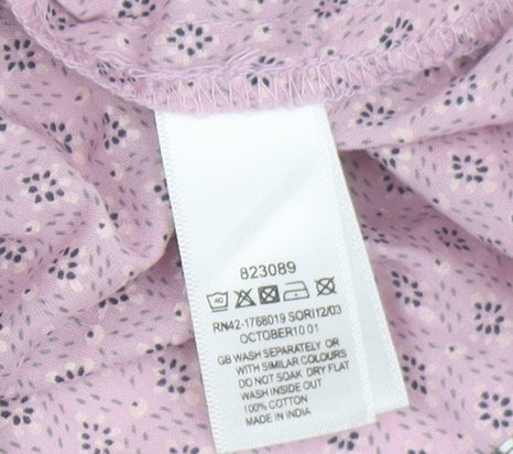 Monsoon Women's Pink Geometric Tunic Blouse Size 10
