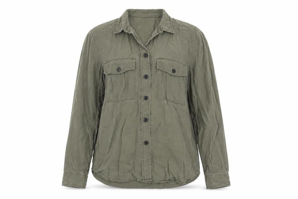 New Look Women's Green Button-Up Shirt