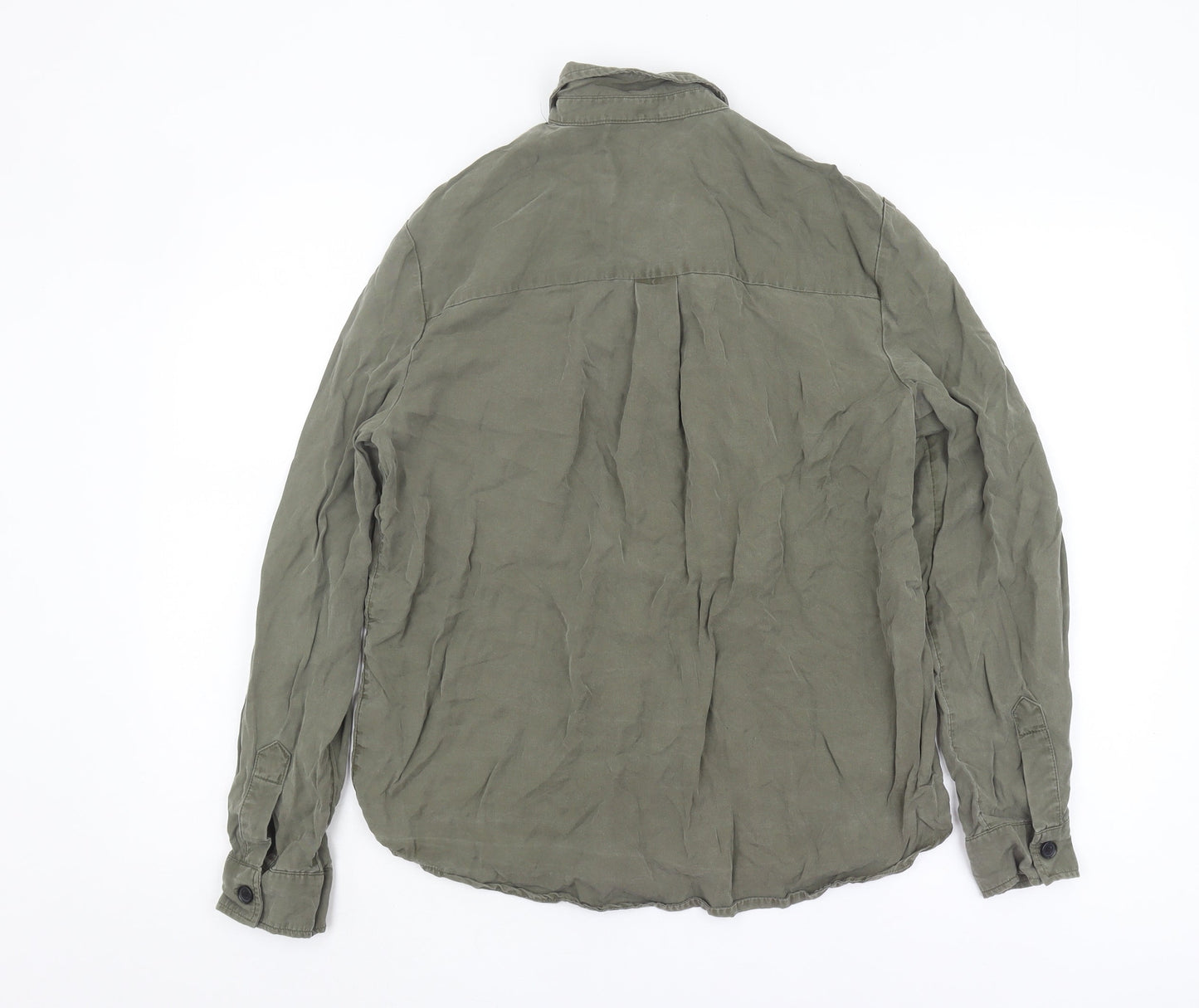 New Look Women's Green Button-Up Shirt