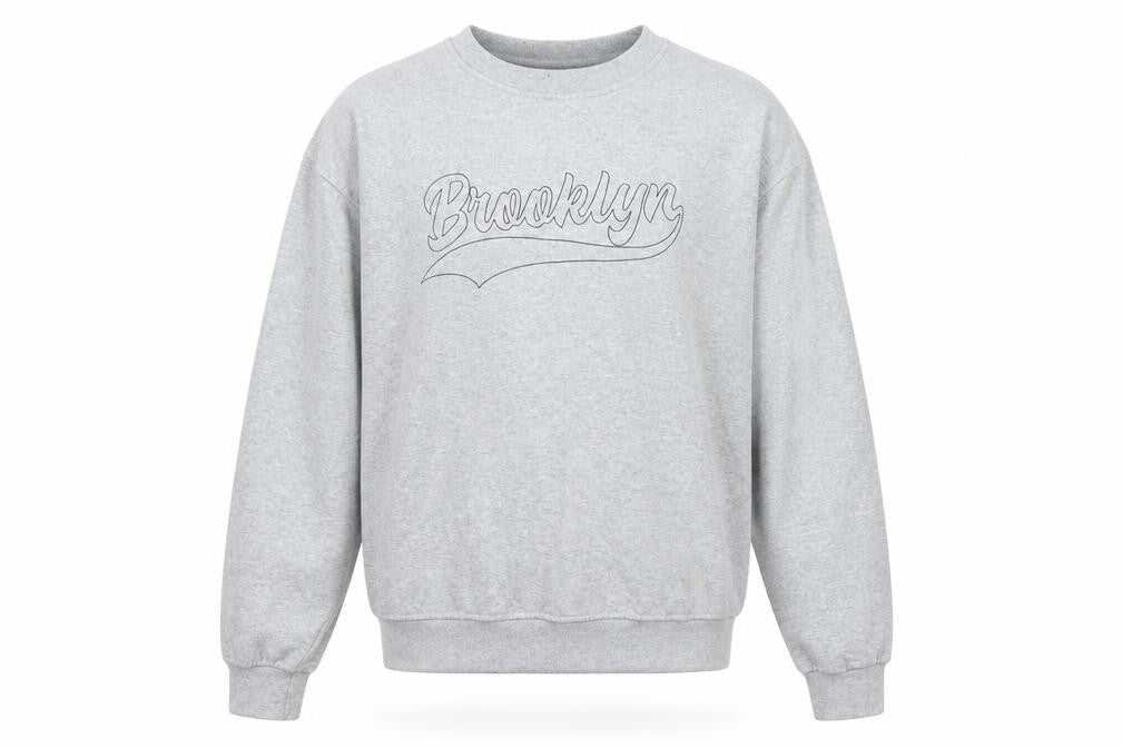 PRETTYLITTLETHING Men’s Grey Regular Medium Sweatshirt