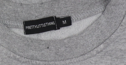 PRETTYLITTLETHING Men’s Grey Regular Medium Sweatshirt
