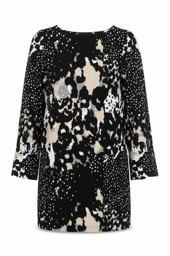 Next Women's Black Knee Length Shift Dress Size 10