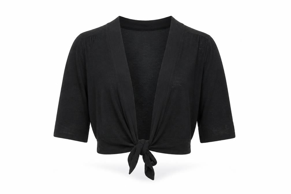 BHS Women's Black Cardigan, Size 12, Button Accent
