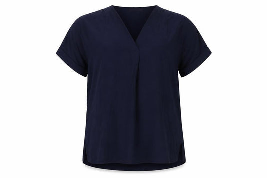 Marks and Spencer Women's Blue Viscose Top Size 16