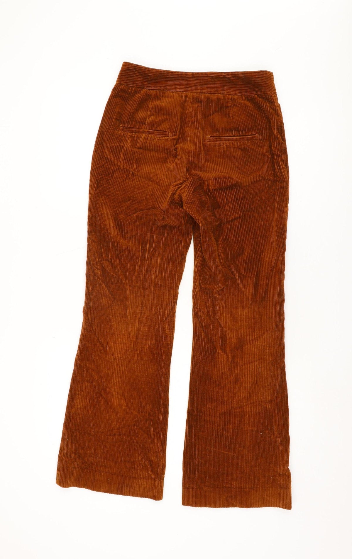Zara Women's Brown Corduroy Flared Trousers XS