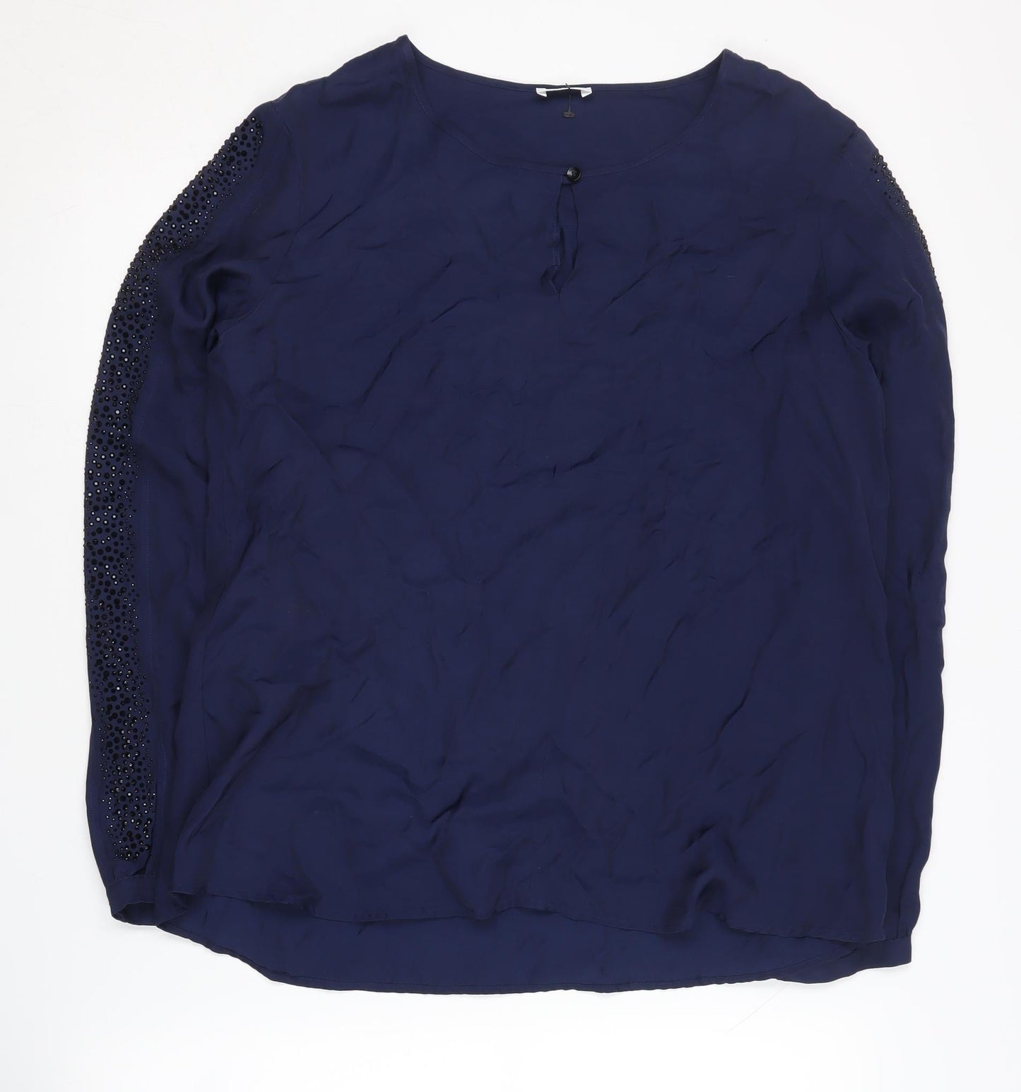 Gerry Weber Women's Blue Long Sleeve Blouse 12