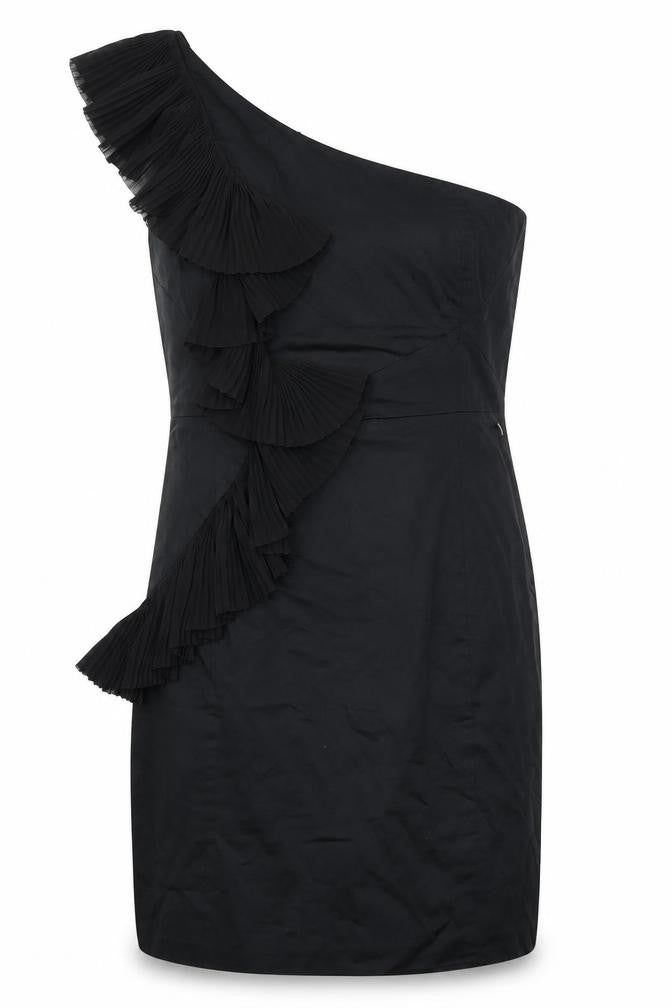 Belle by Oasis Women's Black One Shoulder Dress