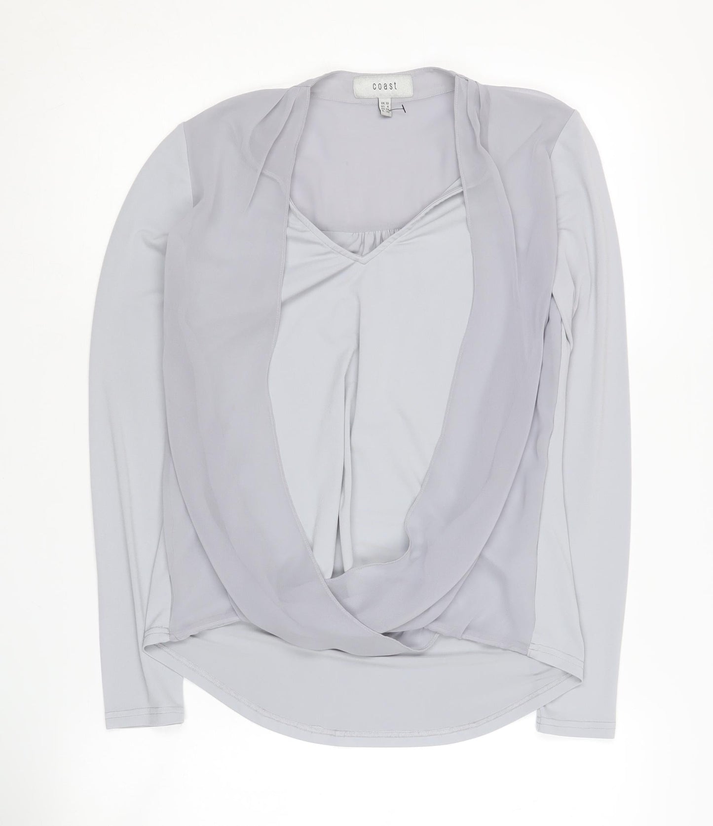 Coast Women's Silver Wrap Blouse