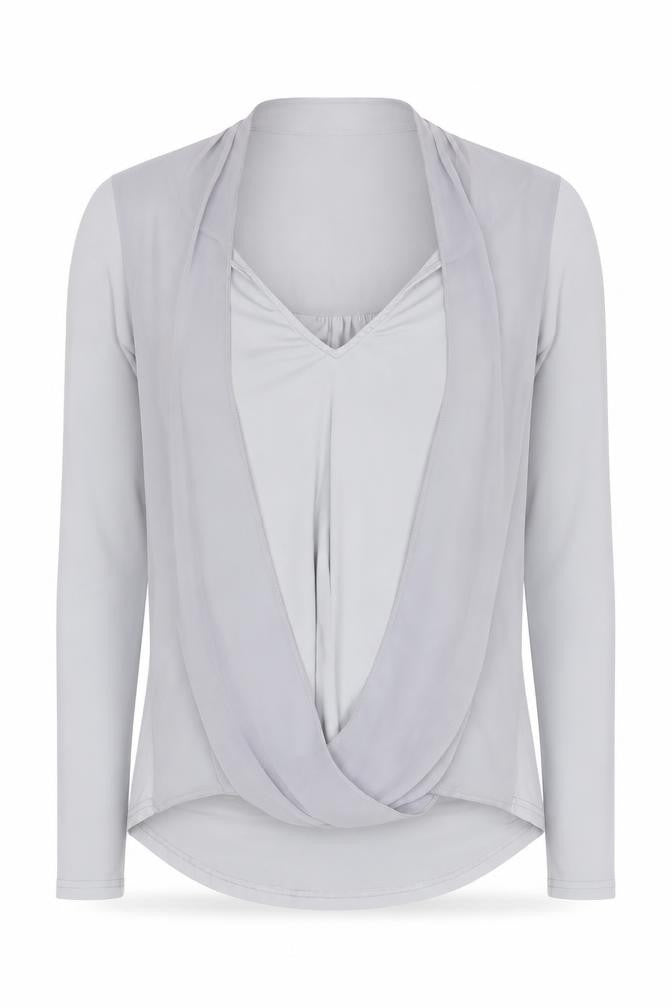 Coast Women's Silver Wrap Blouse