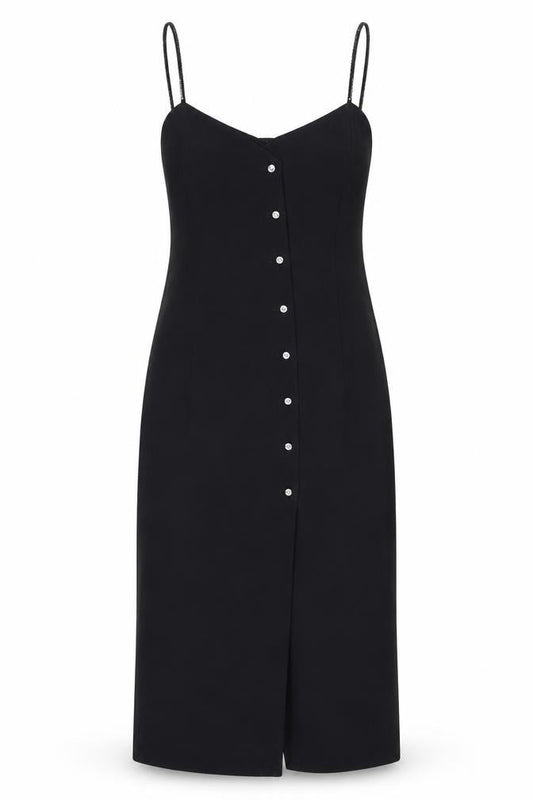 Windsmoor Women's Black Slip Dress, Size 10, Party Wear