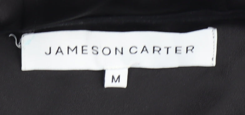 Jameson Carter Men's Black Grey Full Zip Hoodie M