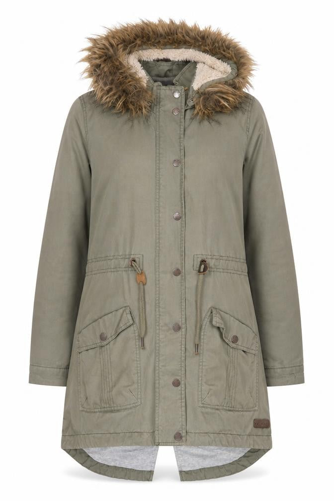 FatFace Women's Green Parka Coat Size 10