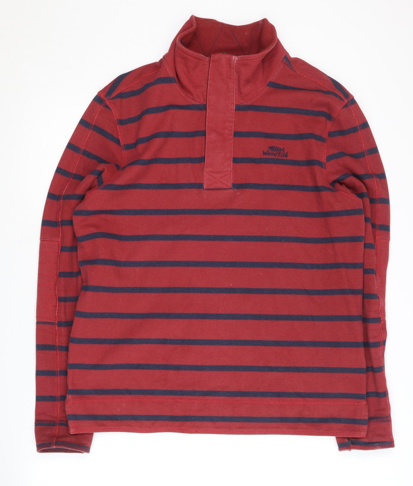 Weird Fish Men's Red Pullover Sweatshirt - M