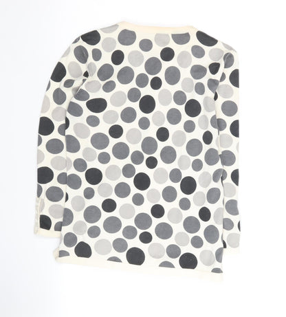 Laura Ashley Women's Multicoloured Polka Dot Cardigan Size 10
