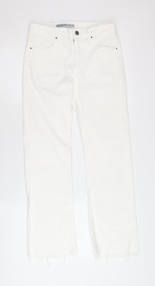Westbourne Women's White Flared Jeans, Size 26