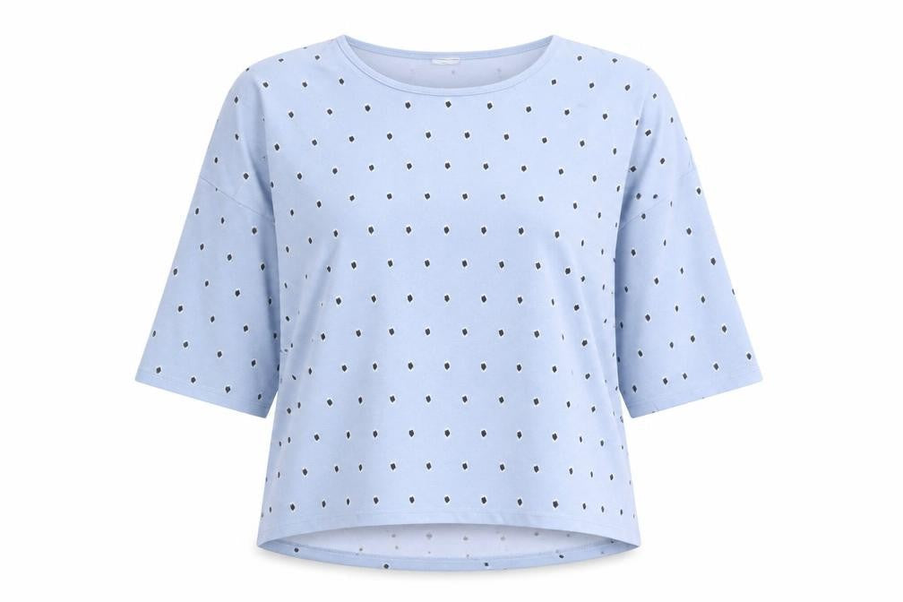 Jacqueline de Yong Women's Blue Polka Dot Jumper, M