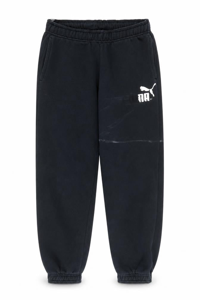 Puma Boys Black Jogger Trousers, Regular Fit, Size 12