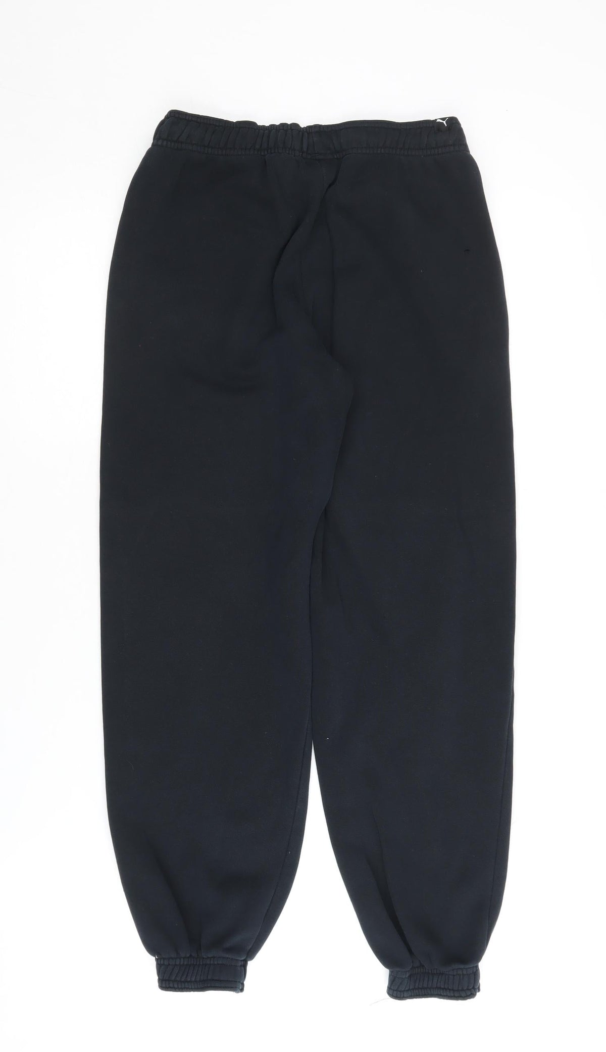 Puma Boys Black Jogger Trousers, Regular Fit, Size 12