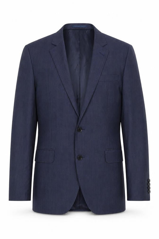 Jaeger Men’s Blue Wool Blazer, Size 40R, Formal Wear