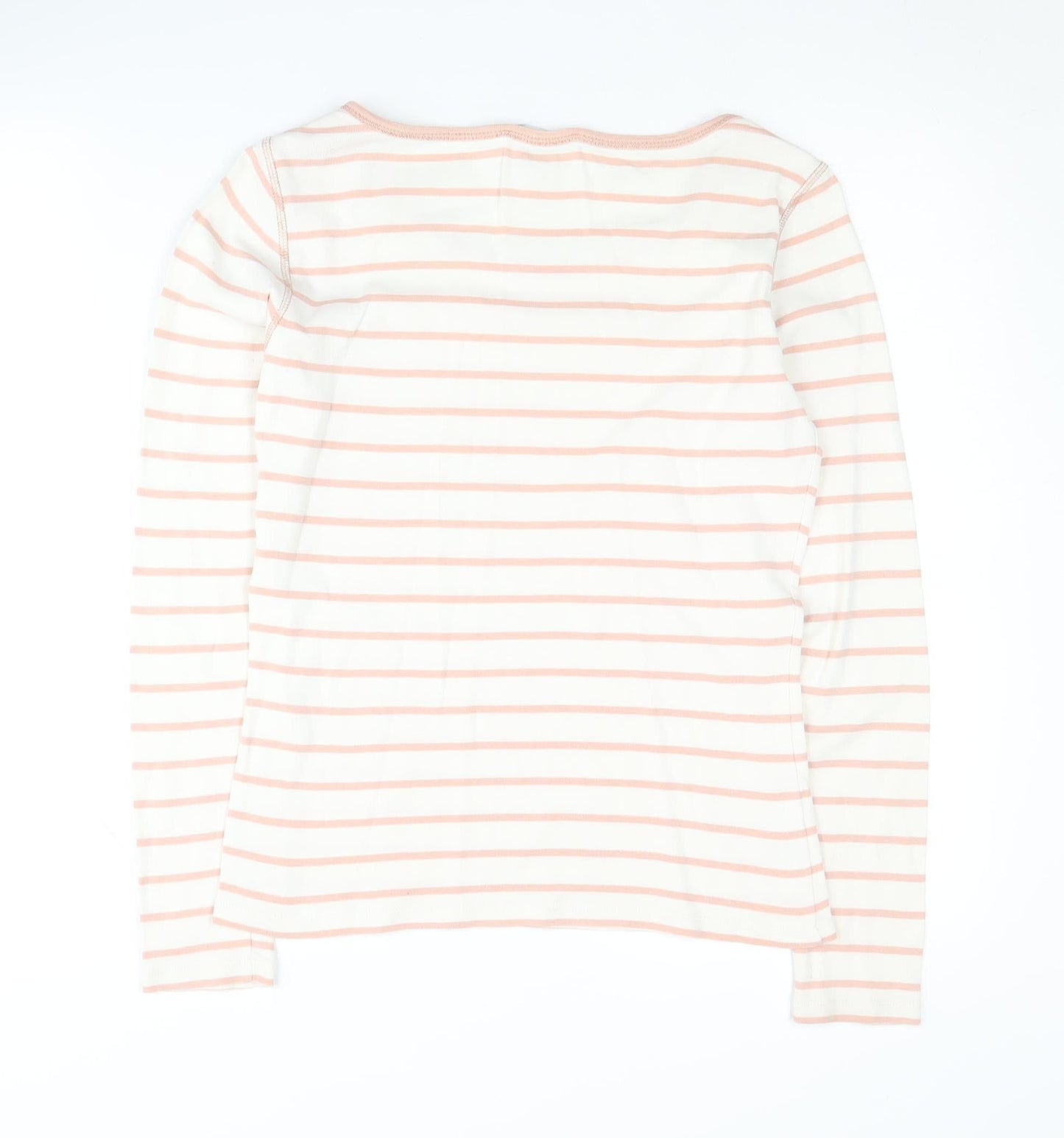 Laura Ashley Women's Multicoloured Striped Top Size 10