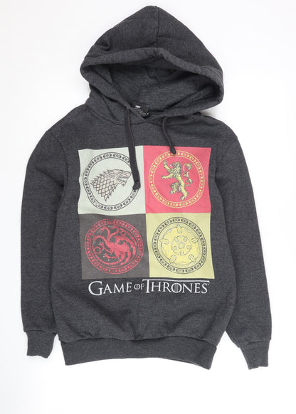 Game Womens of Thrones Grey Hoodie - Size 8