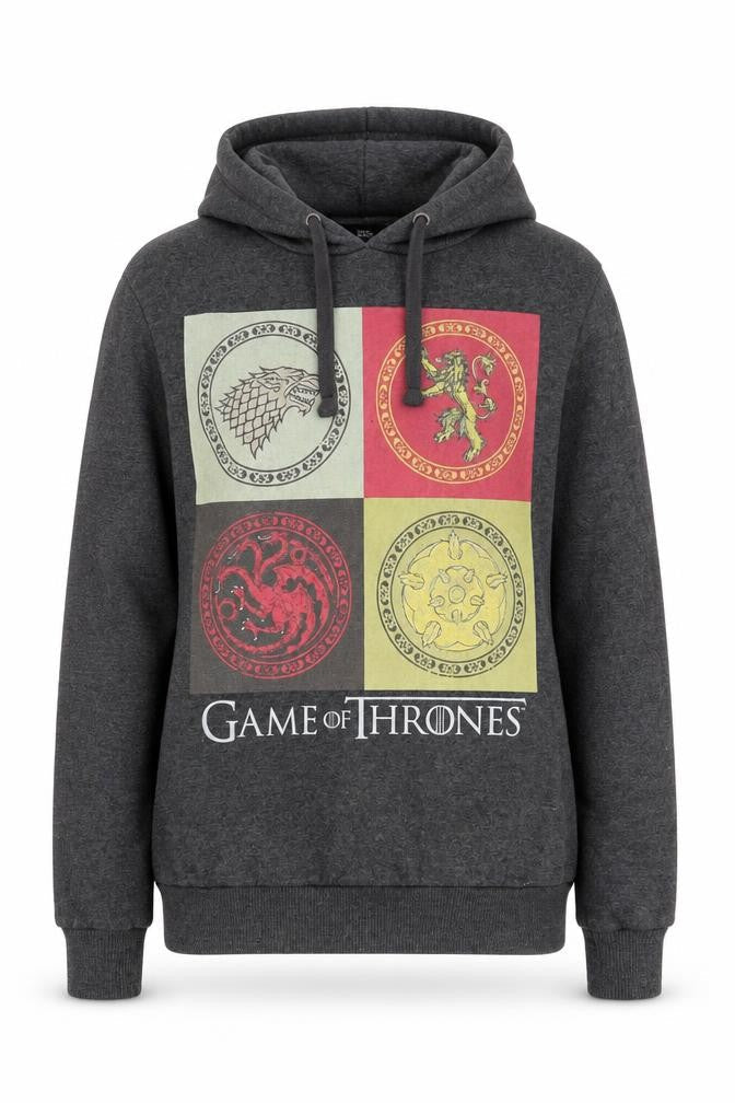 Game of Thrones Grey Unisex Hoodie - Size 8