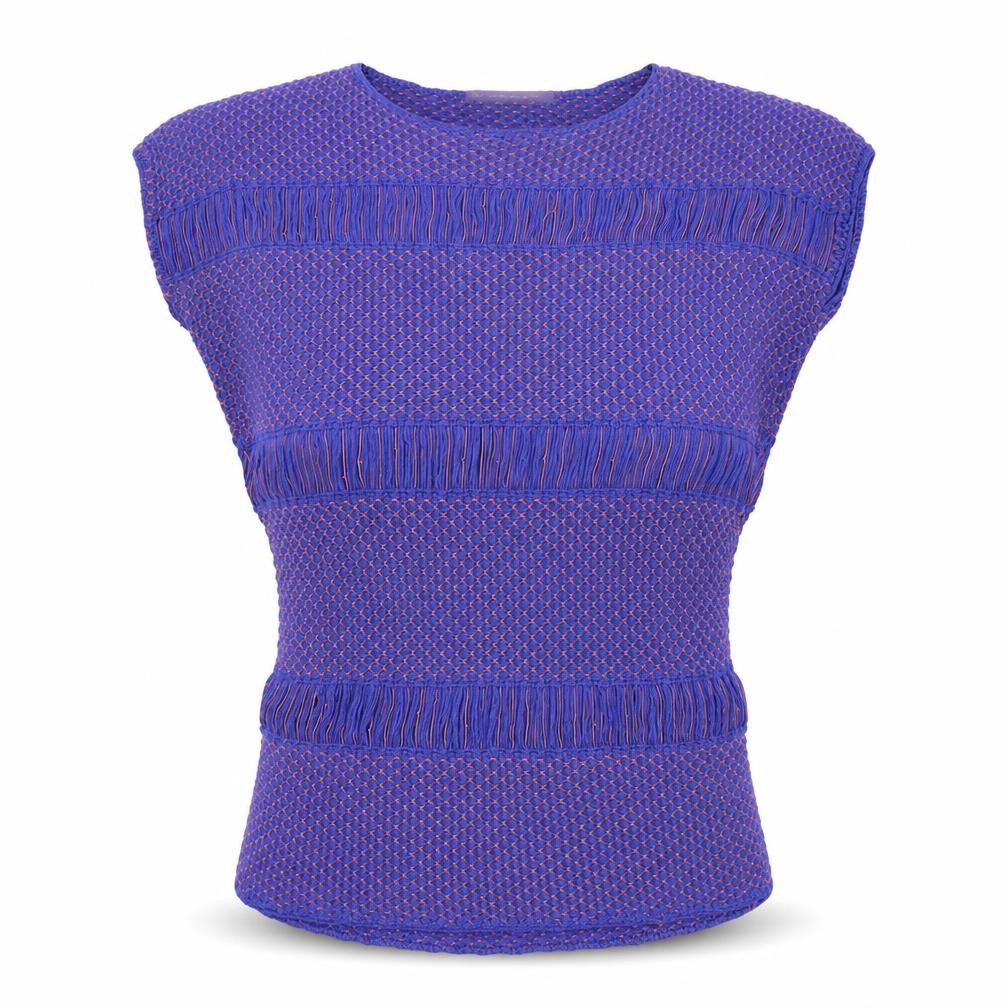 Comptoir des Cotonniers Women's Blue Knit Pullover Jumper XS