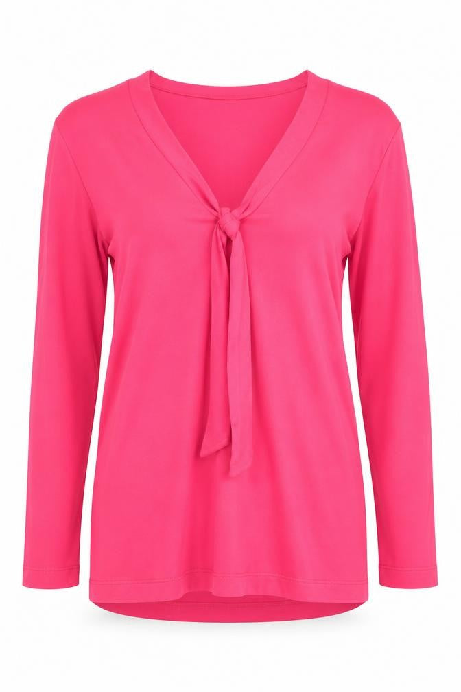 Banana Republic Women's Pink V-Neck Blouse Medium