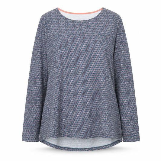 Boden Women's Multicoloured Geometric Top Size 8