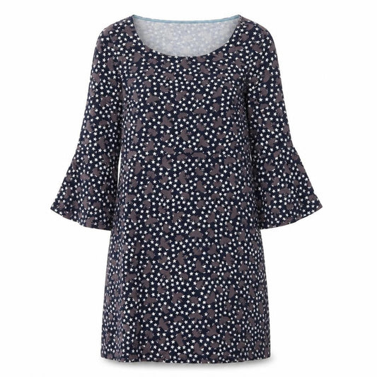 Boden Women's Multicoloured 3/4 Sleeve Star Dress