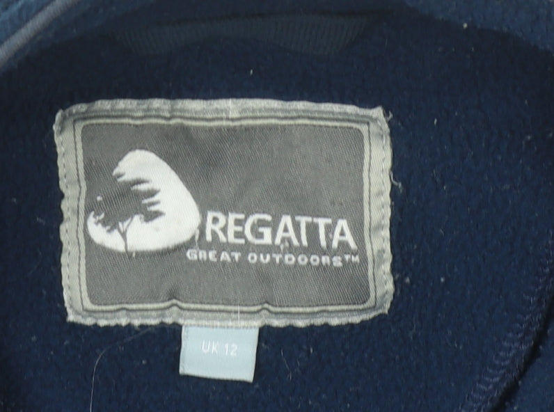Regatta Women's Blue Fleece Jacket, Size 12