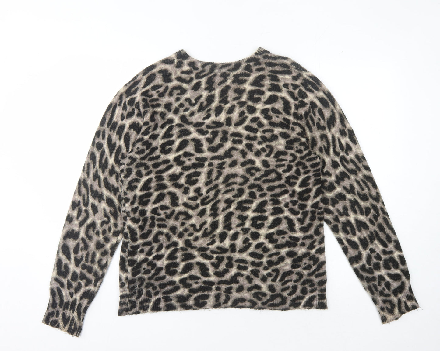 Oasis Women's Multicoloured Animal Print Pullover L