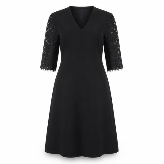 Precis Women's Black V-Neck Dress Size 12