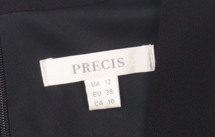 Precis Women's Black V-Neck Dress Size 12