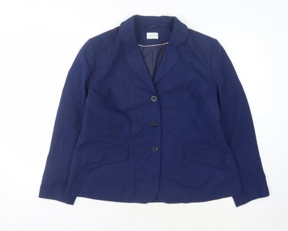 Eastex Women's Blue Blazer, Size 18, Long Sleeve