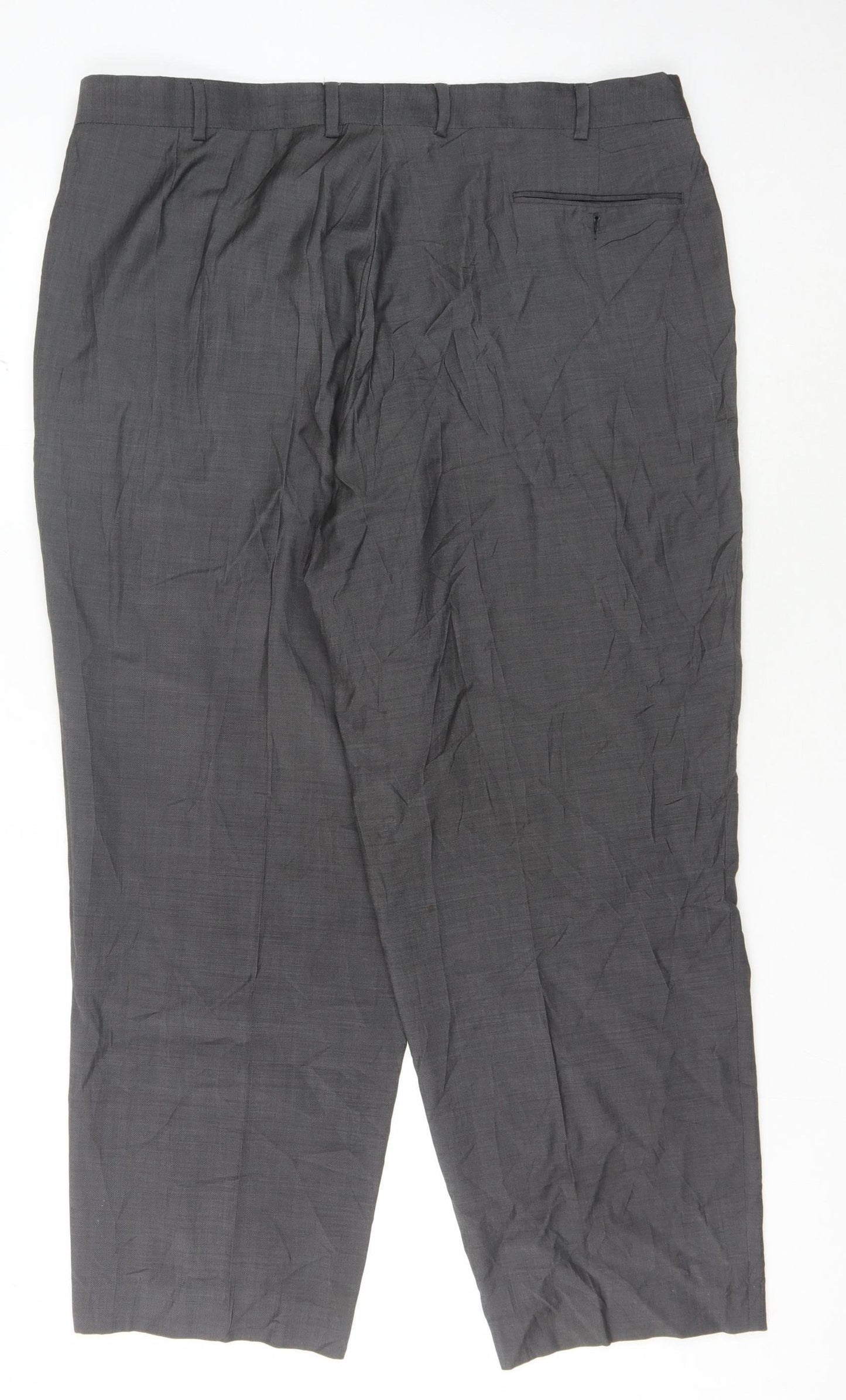 Cerruti Men's Grey Dress Pants Size 42 Wool Formal Trousers