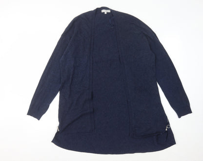 Additional front view of Red Herring Women's Blue Open Front Cardigan UK, size 16