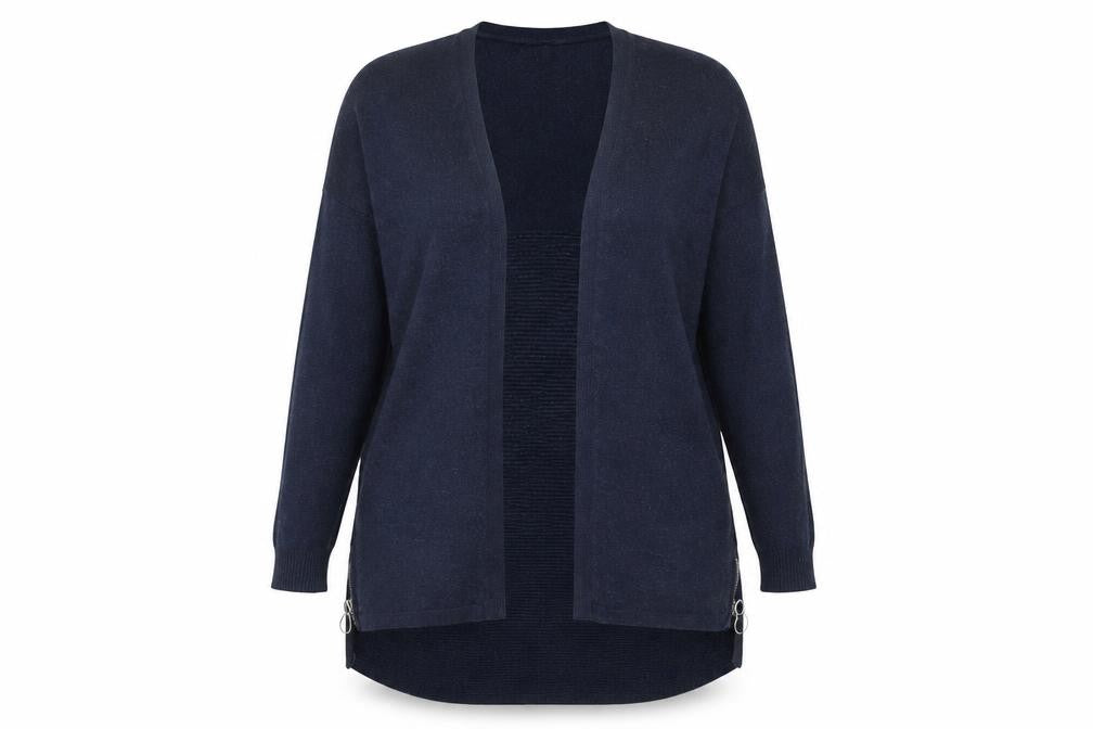 Red Herring Women's Blue Open Front Cardigan UK Size 16