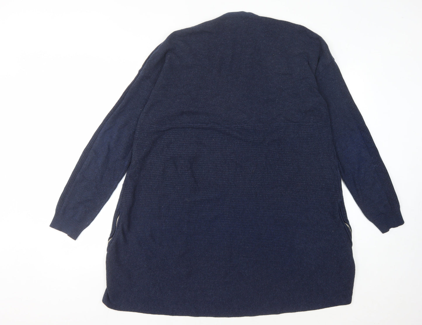 Red Herring Women's Blue Open Front Cardigan UK Size 16