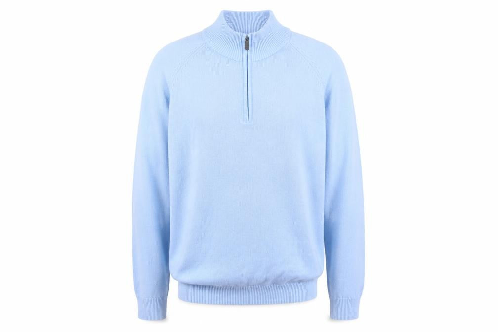 Cotton Traders Men's Blue 2XL Full Zip Jumper