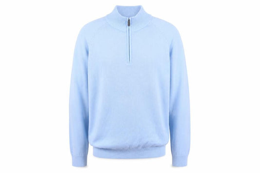 Cotton Traders Men's Blue 2XL Full Zip Jumper
