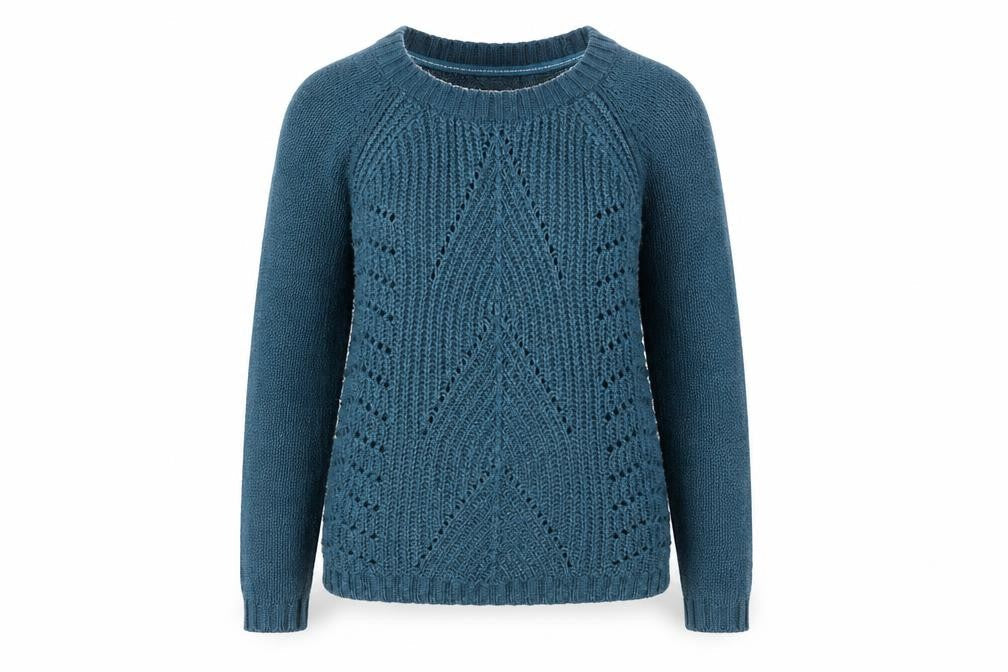 FatFace Women's Blue Knit Pullover Jumper Size 8