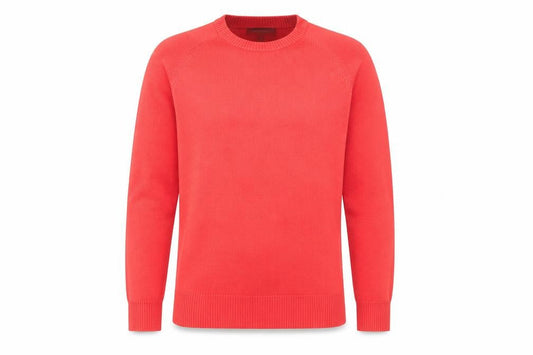 Front view of French Connection Red Men's Small jumper