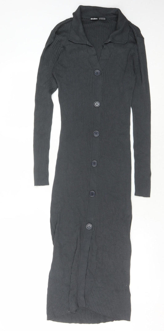 Threadbare Women's Black Knit Dress - Size 10
