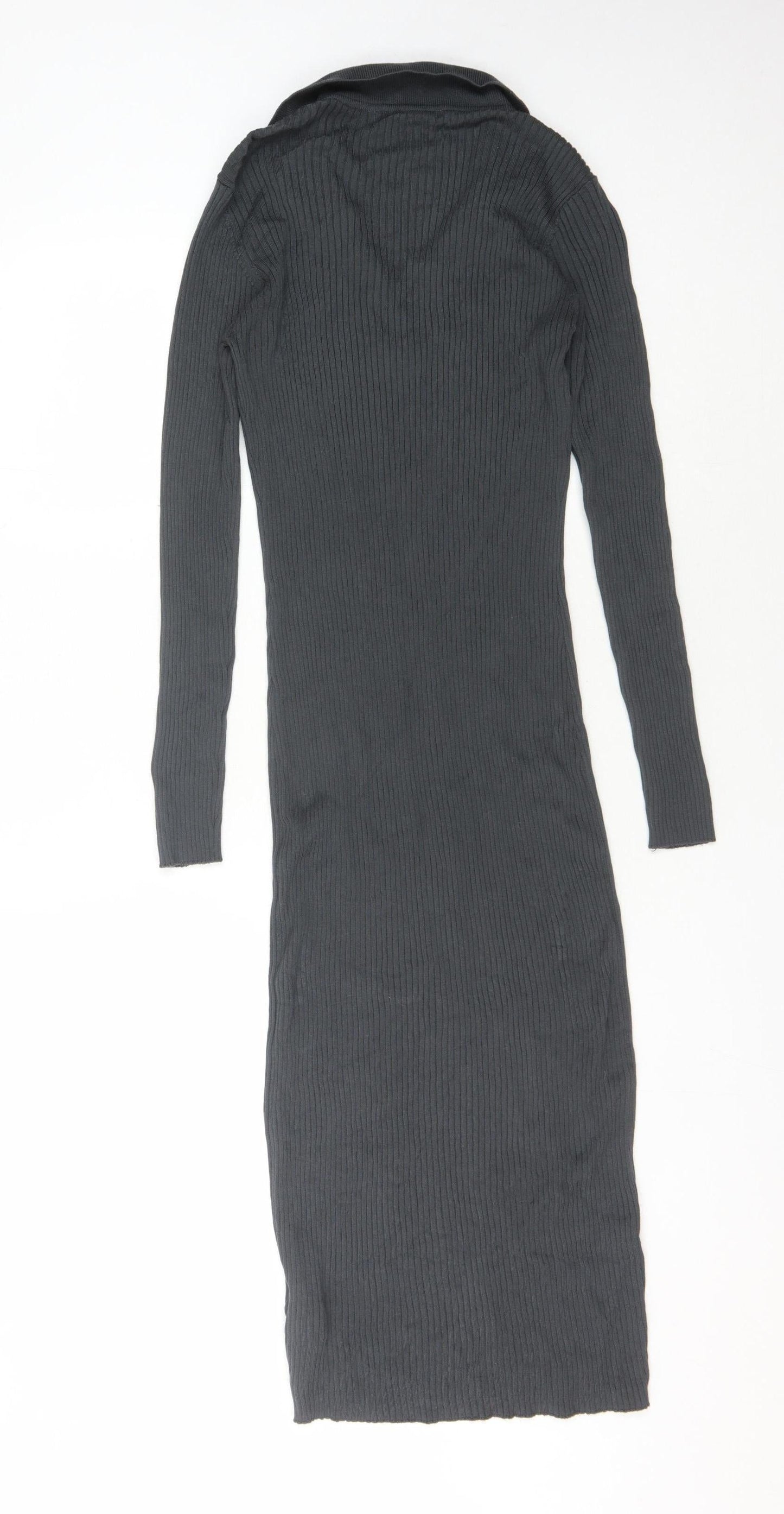 Threadbare Women's Black Knit Dress - Size 10