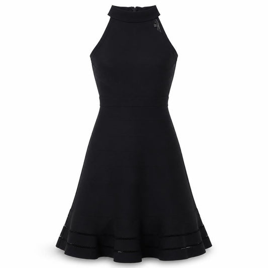 Lipsy Women's Black High Neck Dress Size 10