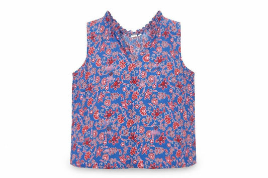 Gap Women Multicoloured XL Floral Blouse Sleeveless