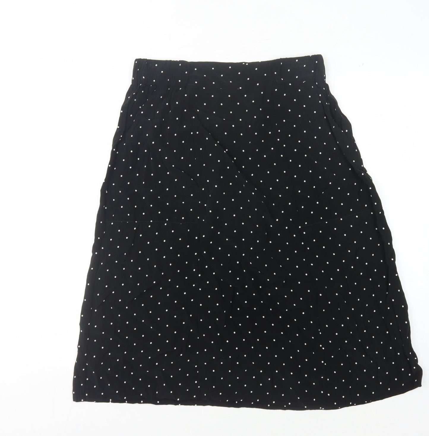 Whistles Polka Dot Women's Skirt in Black, Size S