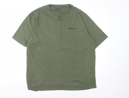 Bench Men's Green T-shirt Size 2XL