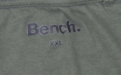 Bench Men's Green T-shirt Size 2XL